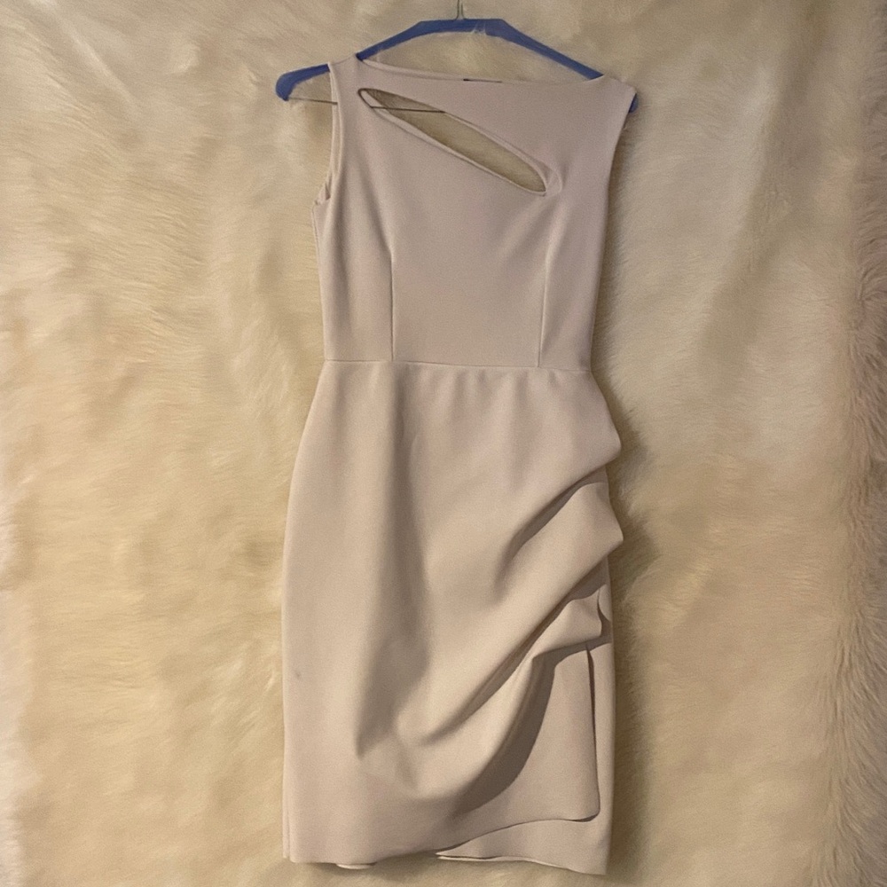 Chiara Boni One Shoulder Dress in Cream